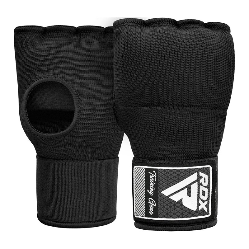 RDX Sports IS Hand Wrap Gloves for Boxing (Black)